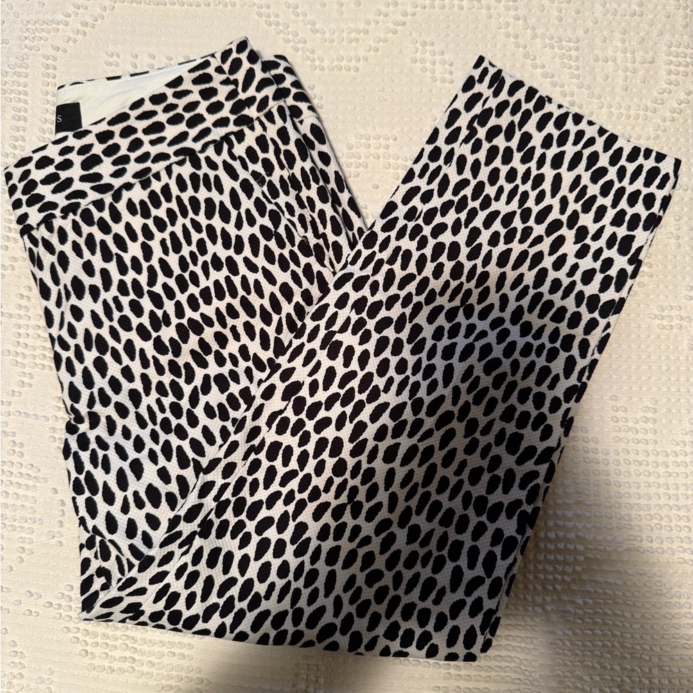 NWOT: Talbots Black and White Pants